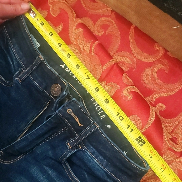 American Eagle high rise skinny Jeans size 2L - Picture 7 of 12